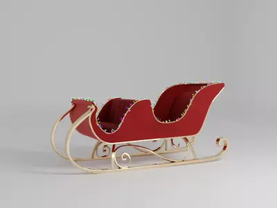 Santa Slides 3D model