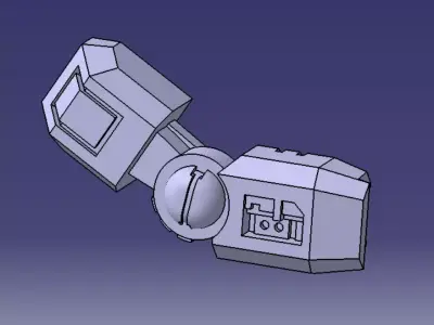 SPACE COMMUNIST XV ARM 3D print model