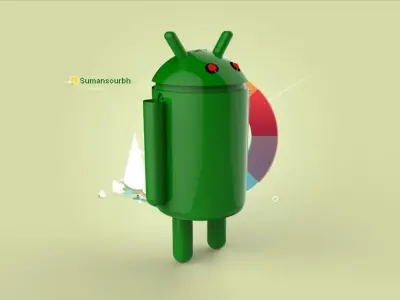 Smart Android Free 3D model