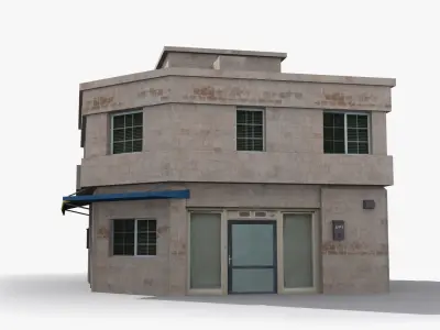 Japanese House x18 Low-poly 3D model purchase