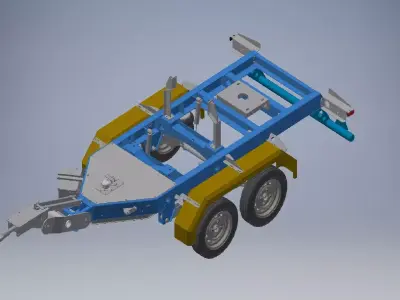 Semi-trailers 3d model 3D model
