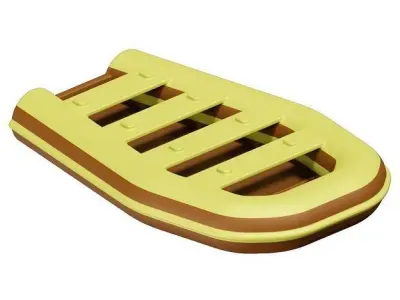 Spectacular Inflatable Boat 3D model