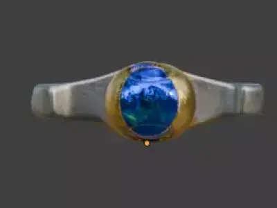 Stylized Medieval Broadsword 3D  Low-poly 3D model