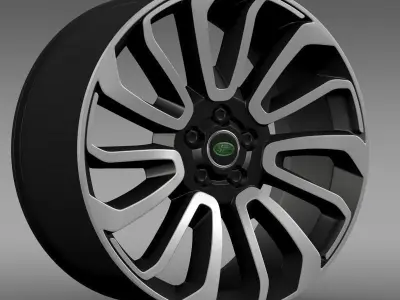 RangeRover V8 rim 3D model