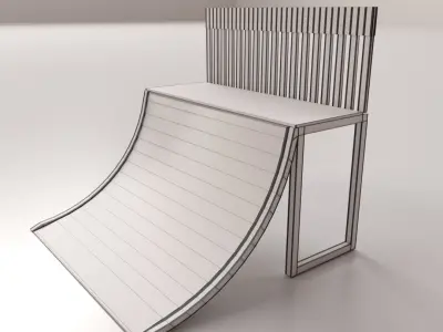Skate Ramp 3D model
