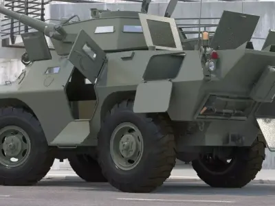 Cadillac V150 animated 3D model