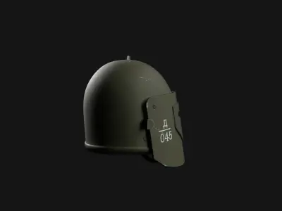 Maska-1Sch Low-poly 3D model