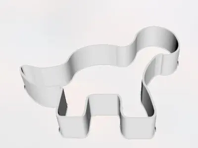 Dinosaur Cookie Cutter Free 3D model