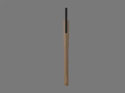 Low Poly Lumberjack Ax Free low-poly 3D model