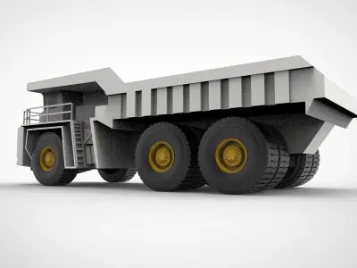 Terex MT6300AC Mining Truck 3D model