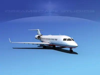 Bombardier Challenger 850 V05 3D model