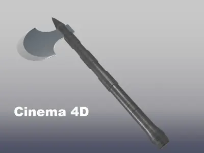dotted ax 3D model
