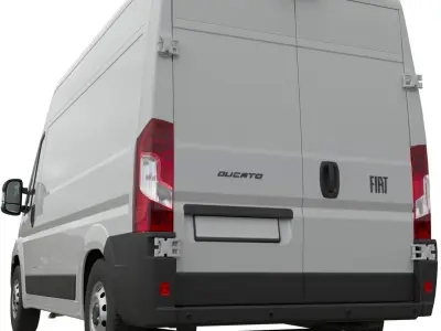 2024 FIAT DUCATO L2H2 Detailed interior 3D model
