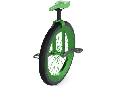 Unicycle 3D model