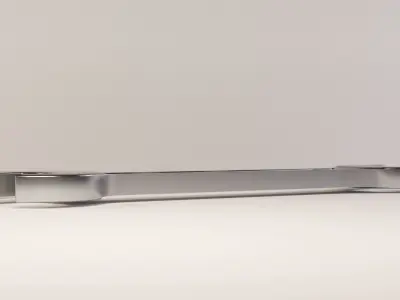 Wrech stainless steel handle Low-poly 3D model