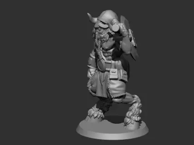 Bull Axe 3D print model