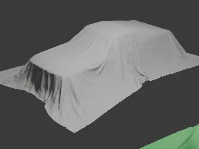 8 Car Cover - Car Cloth 3D model