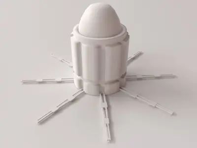 AT2 Anti Tank Mine 3D model