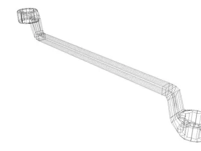 Mechanical Handtools - Box-end Wrench 3D model