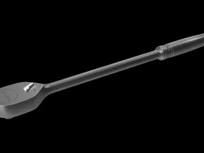 Long Handle Ratchet GSL80A Low-poly 3D model