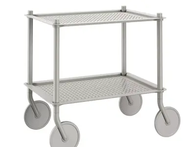 Flow Trolley 2 Layers by Muuto 3D model
