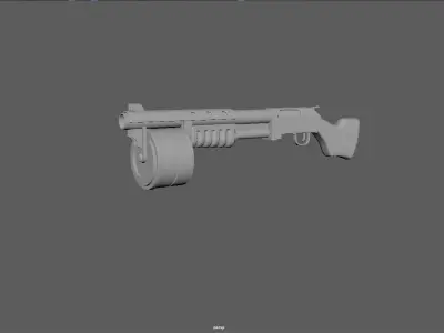 Panic Attack  Low-poly 3D model