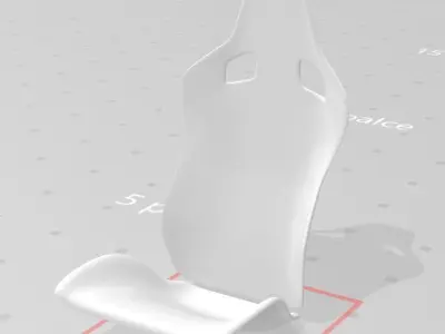 10th scale RC Drift Car Recaro Sportster seat 3D print model 3D print model purchase