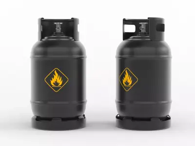 Gas Cylinder 3D model shop
