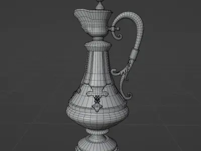 Ewer Pitcher 3D model