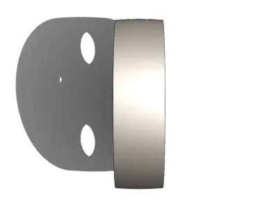 Polia Correias Planas Pulley for Flat Belts dia 356 x 100 mm 3D model