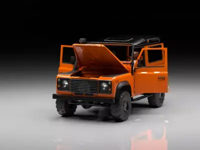 Rigged Off-Road SUV 4x4 Style High Detail Game Ready Vehicle  3D model