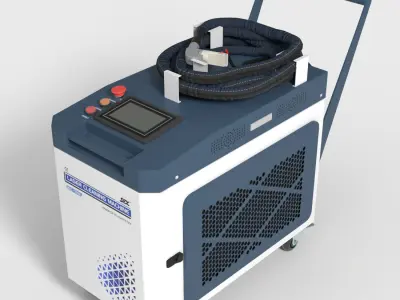 LASER CLEANING MACHINE Low-poly 3D model