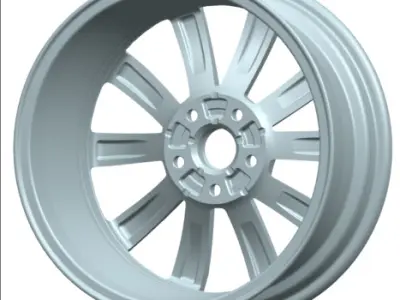 VW VW Passat wheel  18 inches 3D model
