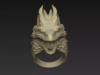 dragon design epic carnivore warrior bat python pendant hydra  3D print model