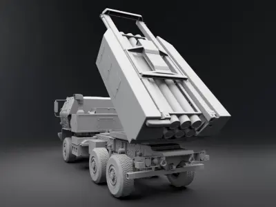 M142 HIMARS Scale model   3D print model