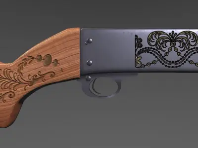 Ithaca ShotGun 3D model