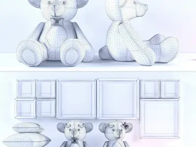 Teddy Bear 3D model buy