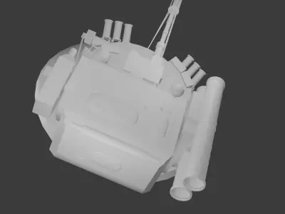 BATTLE MODULE KBA-105 SKVAL 3D model