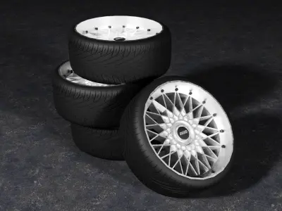 BSS Tire Rim 3D model