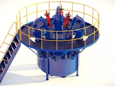 Hydrocyclone 3D Model 3D model