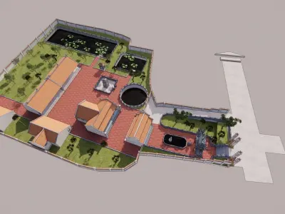 Sacred Ritual  -  Temple Duyen Khanh Free 3D model