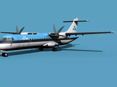 ATR  ATR-72-600 KLM 3D model