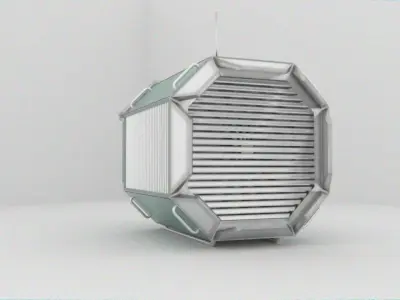 Sci Fi Ship Robot 3D model