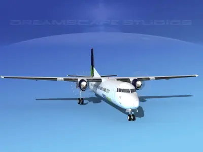 Fokker F-60 MAS Wings 3D model
