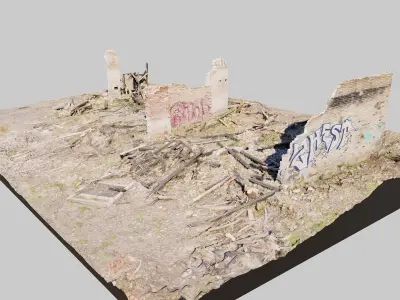 Abandoned-Soviet-Base-Building-6 3D model