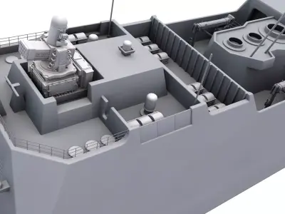 Mogami-class frigate 3D model
