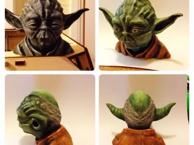 Yoda Resculpted 26mb Free 3D print model