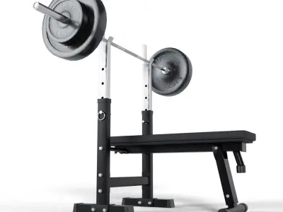 Bench Press 3D model shop