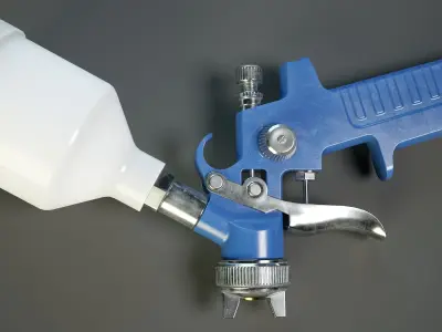 Paint Spray Gun PBR Low-poly 3D model