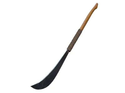 Ninja Halberd 3D model
